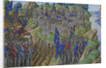 Hannibals army at the city of Naples. Miniature from: Vie dHannibal by Plutarch, 16th century by Anonymous