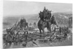 Hannibal crossing the Rhone, 1878 by Anonymous