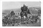 Hannibal crossing the Rhone, 1878 by Anonymous