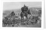Hannibal crossing the Rhone, 1878 by Anonymous