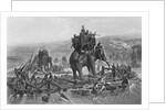 Hannibal crossing the Rhone, 1878 by Anonymous