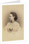 Portrait of Grand Duchess Alexandra Iosifovna of Saxe-Altenburg, ca 1865 by Anonymous