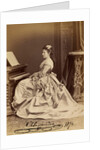 Portrait of Grand Duchess Alexandra Iosifovna of Saxe-Altenburg, 1874 by Anonymous