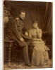 Grand Duke Michael Mikhailovich of Russia and Grand Duchess Anastasia Mikhailovna of Russia, c. 1880 by Anonymous
