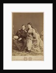 Grand Duchess Alexandra Iosifovna, Grand Duke Nicholas Constantinovich and Grand Duchess Vera Consta by Anonymous
