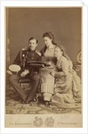 Grand Duchess Alexandra Iosifovna, Grand Duke Nicholas Constantinovich and Grand Duchess Vera Consta by Anonymous