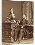 Portrait of Grand Duchess Maria Alexandrovna of Russia and Grand Duke Alexei Alexandrovi by Anonymous