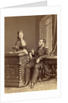 Portrait of Grand Duchess Maria Alexandrovna of Russia and Grand Duke Alexei Alexandrovi by Anonymous