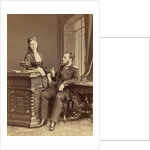 Portrait of Grand Duchess Maria Alexandrovna of Russia and Grand Duke Alexei Alexandrovi by Anonymous