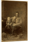 Grand Duke Constantine Constantinovich of Russia with sons, John Konstantinovich and Gabriel Konstan by Anonymous