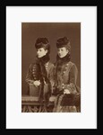 Tsesarevna Maria Feodorovna, later Empress of Russia, and the Princess of Wales (1844-19 by Anonymous