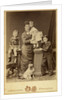Grand Duchess Maria Fyodorovna with children, Nicholas Alexandrovich, George Alexandrovich and Xenia by Anonymous