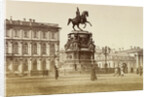 View of the Monument to Emperor Nicholas I on Saint Isaacs Square, 1874 by Anonymous