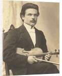 Victor Novacek after the premiere of Violin Concerto in D minor, Op. 47 by Jean Sibelius by Anonymous