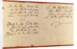 From the Ode to Joy (An die Freude). Autograph manuscript, 1785 by Anonymous