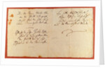 From the Ode to Joy (An die Freude). Autograph manuscript, 1785 by Anonymous