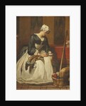 The Embroideress by Anonymous