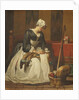 The Embroideress by Anonymous