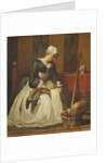 The Embroideress by Anonymous