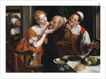 The Ill-matched Couple, 1566 by Anonymous