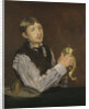 Young Boy Peeling a Pear by Anonymous