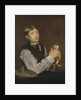 Young Boy Peeling a Pear by Anonymous