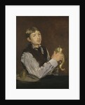 Young Boy Peeling a Pear by Anonymous