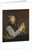 Young Boy Peeling a Pear by Anonymous