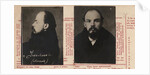 The registration card on Vladimir Ulyanov-Lenin of the Department for Protecting the Public Security by Anonymous