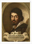 Portrait of Michelangelo Merisi da Caravaggio, 17th century by Anonymous