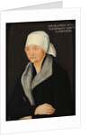 Portrait of Apollonia von Wiedebach, ca 1524 by Anonymous