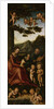 The Holy Family surrounded by Angels. Altarpiece of the Virgin (left wing), 1510-1515 by Anonymous