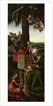 The Education of the Virgin Mary. Altarpiece of the Virgin (right wing), 1510-1515 by Anonymous