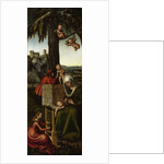 The Education of the Virgin Mary. Altarpiece of the Virgin (right wing), 1510-1515 by Anonymous