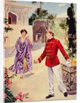 Scene from the Opera Lakmé by Léo Delibes. Act I, 1899 by Anonymous