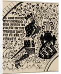 Valdemar Atterdag. (After wall painting in the St. Peters Church in Næstved) by Anonymous