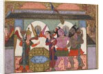 THe Jinns. Miniature from a ottoman manuscript, 1582 by Anonymous