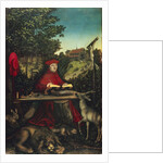 Cardinal Albrecht of Brandenburg as Saint Jerome, 1527 by Anonymous