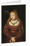 Portrait of Princess Sibylle of Cleves, 1526 by Anonymous
