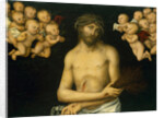 Christ as the Man of Sorrows flanked by Angels, c.1540 by Anonymous