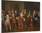 Louis XV Visiting Peter I the Great at the Hôtel de Lesdiguieres, 10th May 1717, First half of the 1 by Anonymous