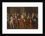 Louis XV Visiting Peter I the Great at the Hôtel de Lesdiguieres, 10th May 1717, First half of the 1 by Anonymous
