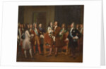 Louis XV Visiting Peter I the Great at the Hôtel de Lesdiguieres, 10th May 1717, First half of the 1 by Anonymous