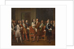 Louis XV Visiting Peter I the Great at the Hôtel de Lesdiguieres, 10th May 1717, First half of the 1 by Anonymous
