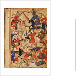 Illustration to the epic poem The Knight in the Panthers Skin by Shota Rustaveli, 17th century by Anonymous