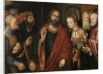 Christ and the Woman Taken in Adultery, c. 1520 by Anonymous
