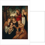 The Virgin and Child with Saints Catherine, Dorothy, Margaret and Barbara (so-called Marriage of St by Anonymous