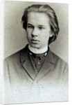 Portrait of the Composer Sergei Ivanovich Taneyev as student of the Conservatory, 1870s by Anonymous