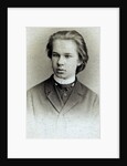 Portrait of the Composer Sergei Ivanovich Taneyev as student of the Conservatory, 1870s by Anonymous