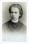 Portrait of the Composer Sergei Ivanovich Taneyev as student of the Conservatory, 1870s by Anonymous
